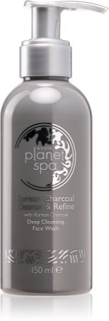 Avon Planet Spa Korean Charcoal Cleanse & Refine gel limpiador con carbón activo