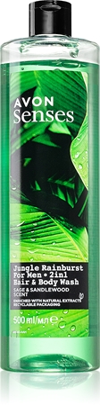 Avon Senses Jungle Rainburst Shampoo & Duschgel 2 in 1