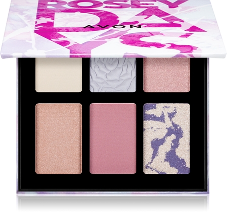 Avon 6 In 1 Rosey Days Øjenskygge palette