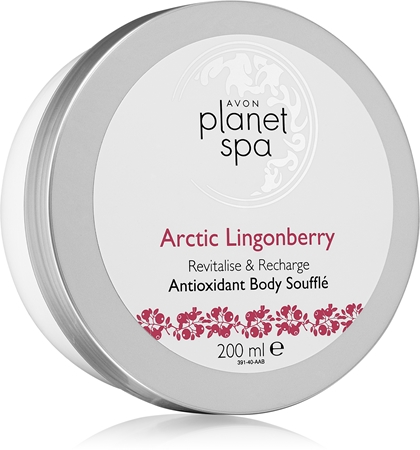 Avon Planet Spa Arctic Lingonberry soufflé pour le corps