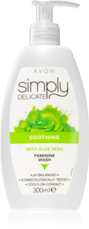 Avon Simply Delicate Soothing umirujući gel za intimnu higijenu s aloe verom