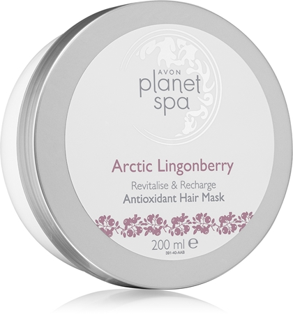 Avon Planet Spa Arctic Lingonberry masque hydratant cheveux