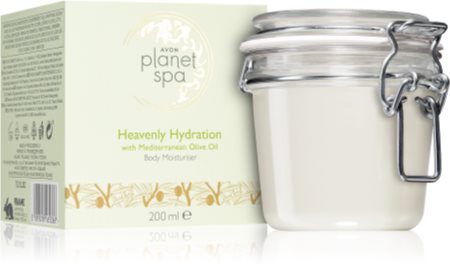 Avon Planet Spa Heavenly Hydration crema corporal hidratante con aceite de oliva