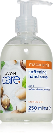 Avon Care Macadamia jabón líquido de manos con textura suave con efecto humectante