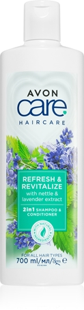 Avon Care Refresh & Revitalize Shampoo und Conditioner 2 in 1 mit revitalisierender Wirkung