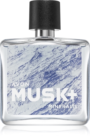Avon Musk+ Mineralis Eau de Toilette -tuoksu miehille