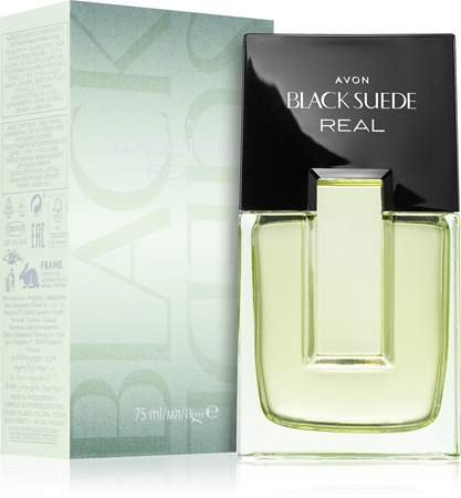 Avon Black Suede Real Eau de Toilette para homens