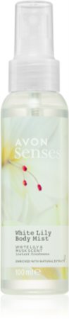 Avon Senses White Lily & Musk spray rinfrescante corpo