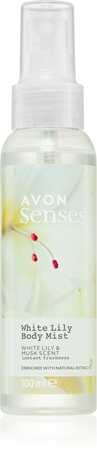 Avon Senses White Lily & Musk frissítő test spray