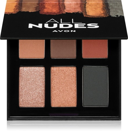 Avon 6 In 1 All Nudes szemhéjfesték paletta