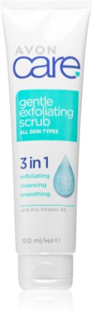 Avon Care 3 in 1 peeling suave de pele para todos os tipos de pele inclusive sensível