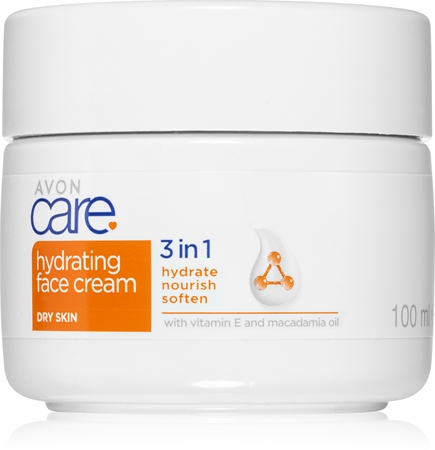 Avon Care 3 in 1 hydratační krém na obličej pro suchou pleť