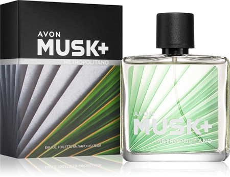 Avon Musk+ Metropolitano Eau de Toilette per uomo