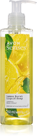 Avon Senses Lemon Burst virkistävä nestesaippua