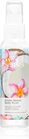 Avon Senses Aloha Monoi spray rinfrescante per il corpo