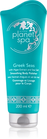 Avon Planet Spa Greek Seas gommage corps lissant aux extraits d'algues marines