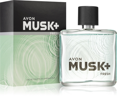 Avon Musk+ Fresh Eau de Toilette για άντρες