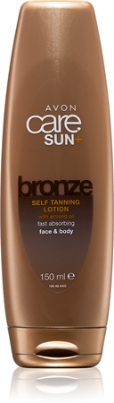 Avon Care Sun + Bronze молочко для автозасмаги для тіла та обличчя