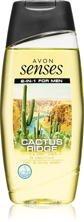 Avon Senses Cactus Ridge Brusegel til krop og hår til mænd