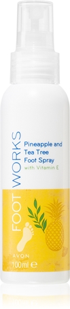 Avon Foot Works Pineapple & Tea Tree σπρέι για τα πόδια με βιταμίνη E