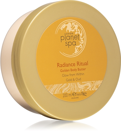 Avon Planet Spa Radiance Ritual drėkinamasis raminamasis kūno sviestas