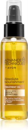 Avon Advance Techniques Absolute Nourishment θρεπτικό λάδι για τα μαλλιά με έλαιο αργκάν