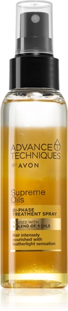 Avon Advance Techniques Supreme Oils sérum double action pour cheveux