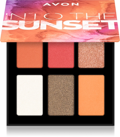 Avon 6 In 1 Into The Sunset Lidschattenpalette