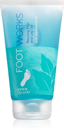 Avon Foot Works Peppermint & Aloe Vera pėdų kremas