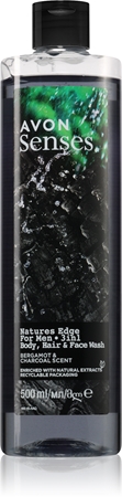 Avon Senses Natures Edge sprchový gel a šampon 2 v 1