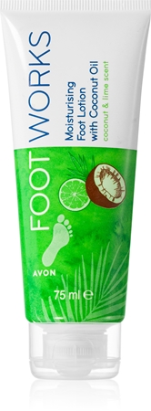 Avon Foot Works Coconut Oil hidratáló tej lábakra