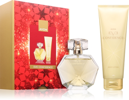 avon eve - confidence woda perfumowana 50 ml   zestaw  