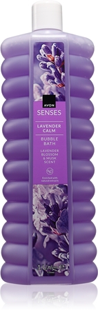 Avon Senses Lavender Calm пінка для ванни