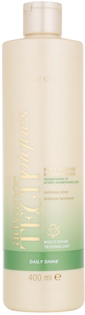 Avon Advance Techniques Daily Shine shampoing et après-shampoing 2 en 1 pour tous types de cheveux