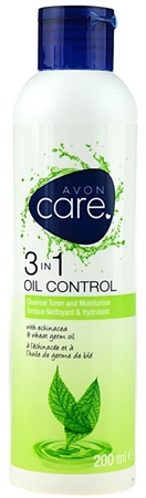 Avon Care Gel Facial Cleanser 3 In 1 With Extracts From Echinacea And Wheat Germ