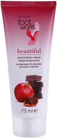 Avon Foot Works Beautiful Moisturising Foot Cream with Pomegranate and Chocolate