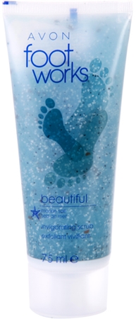 Avon Foot Works Classic exfoliante para pies con sal marina