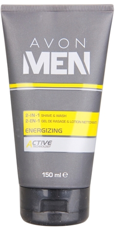 Avon Men Energizing Rasiergel und Reinigungsgel 2 in 1