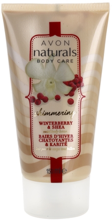 Avon Naturals Body lapte de corp cu efect de stralucire cu ilex verticillata si unt de Shea