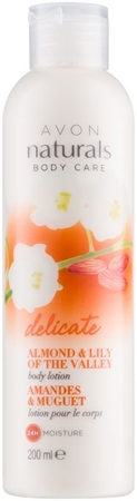Avon Naturals Body loção corporal suave com amêndoa e lírio do vale