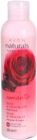 Avon Naturals Body mleczko do ciała z różą i czekoladą