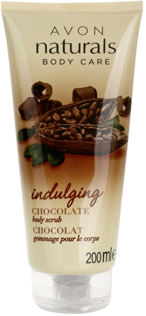 Avon Naturals Body tělový peeling s čokoládou