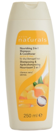 Avon Naturals Hair Care champú nutritivo y acondicionador para cabello seco y dañado