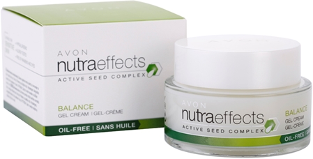 Avon Nutra Effects Balance żelowy krem matujący o beztłuszczowym skladzie