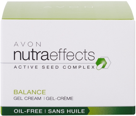 Avon Nutra Effects Balance żelowy krem matujący o beztłuszczowym skladzie