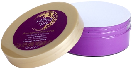 Avon Planet Spa Amazonian Treasures testpeeling acai gyümölcsével és az Amazon bogyóival