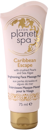 Avon Planet Spa Caribbean Escape mascarilla facial para masaje con extractos de perlas y algas marinas