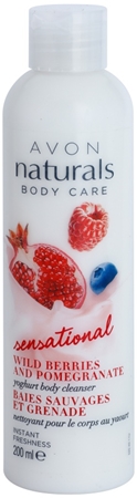 Avon Naturals Body Care Sensational sprchové mléko s jogurtem