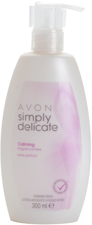 Avon Simply Delicate gel-crema calmante sin perfume para la higiene íntima