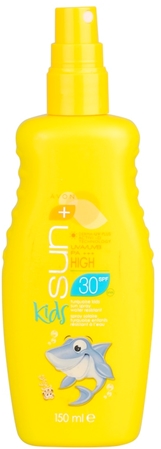 Avon Sun Kids spray solar turquesa resistente à água SPF 30